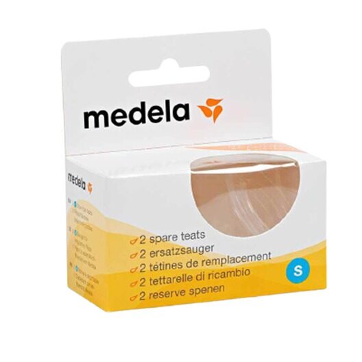 Medela Spare Teat - Size S/Size M (2 Pcs/Box)