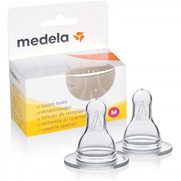 Medela Spare Teat - Size S/Size M (2 Pcs/Box)