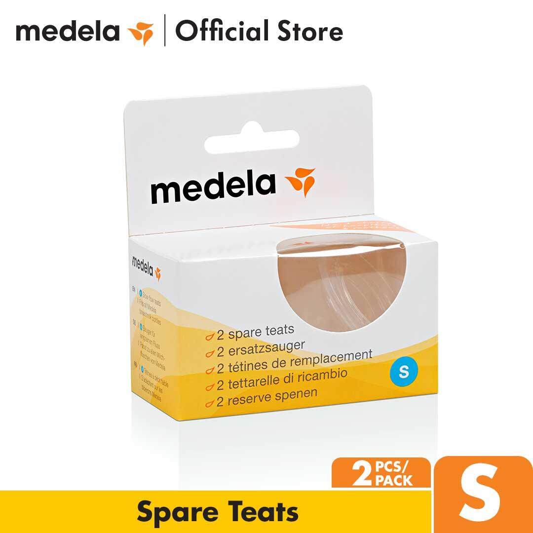 Medela Spare Teat - Size S/Size M (2 Pcs/Box)