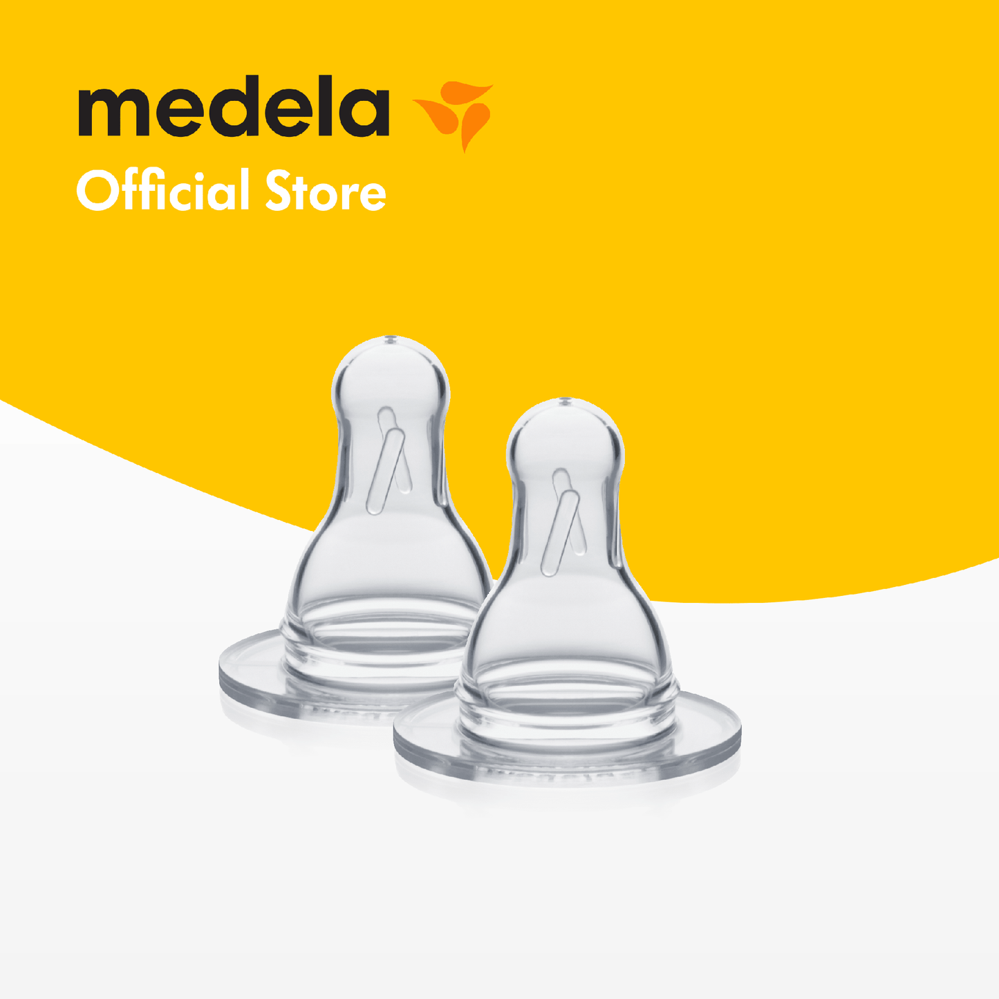 Medela Spare Teat - Size S/Size M (2 Pcs/Box)