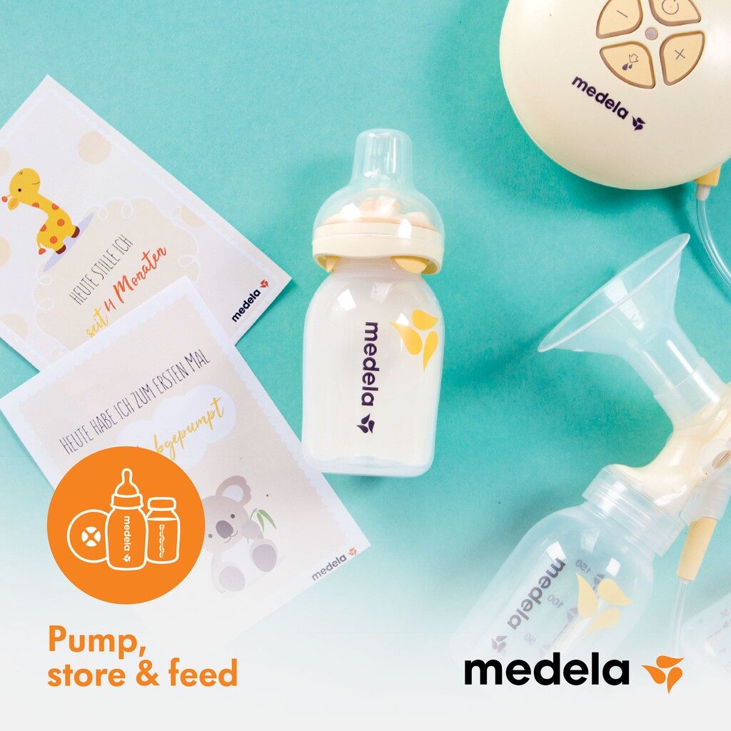 [BUNDLE] MEDELA Breast Milk Bottle 150ml x3 + 250ml x2