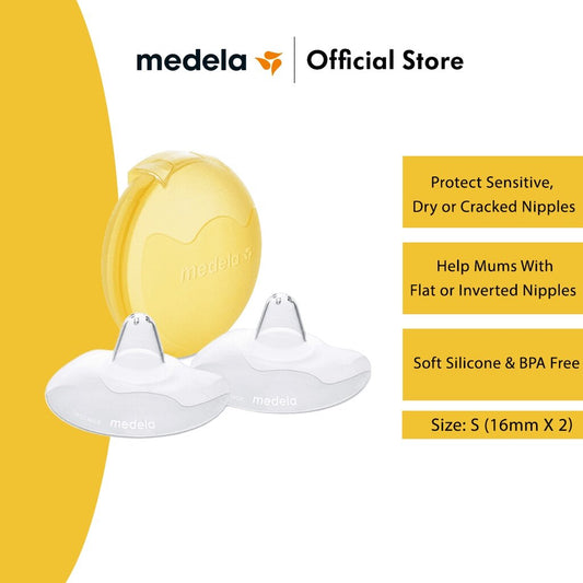 Medela Contact Nipple Shields Size S/M/L - (2 Pcs/Pack)