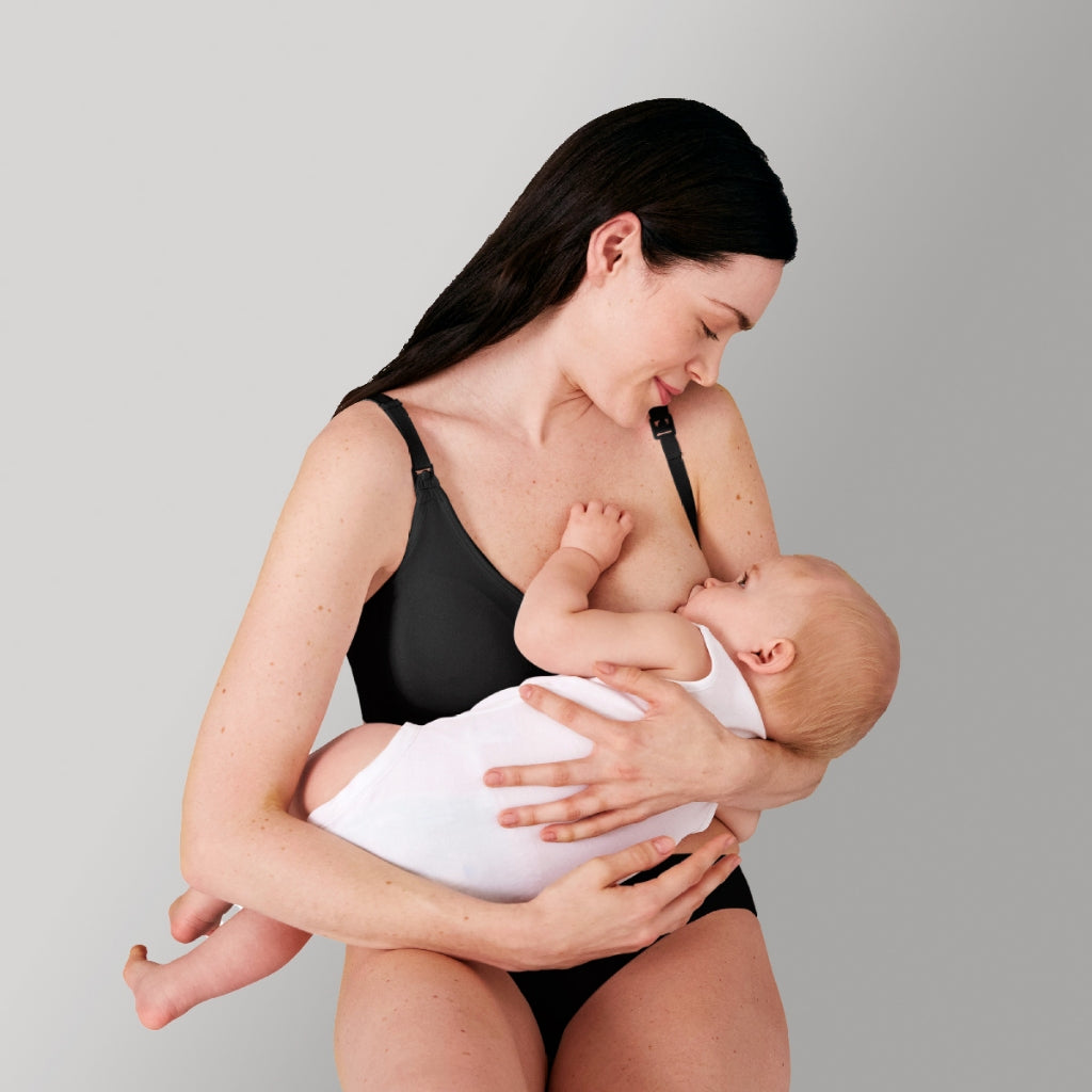 Medela 3 in 1 Nursing Pumping Bra ( M , L , XL ) - Nude / Black