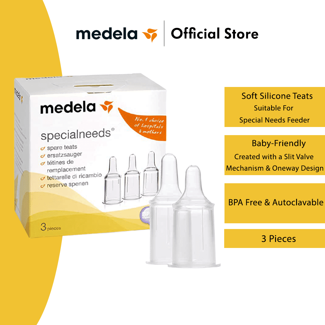 Medela Spare Teats for Special Needs Feeder (3 Pcs/Box)