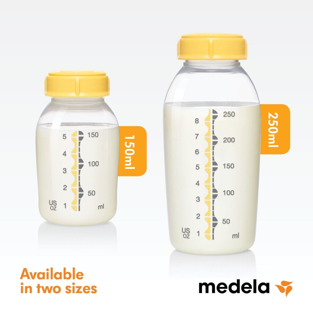 Medela Breast Milk Bottle (150ml /5oz) x 3 pcs / (250ml /8oz) x 2 pcs