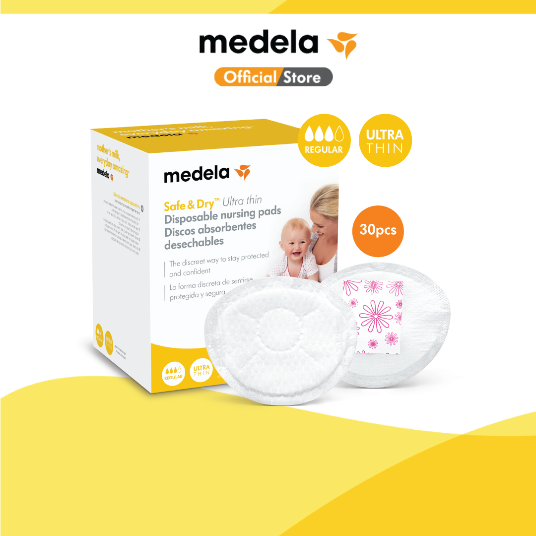 Medela Ultra Thin Disposable Nursing Pads (30 pcs) - Less than 2mm thickness