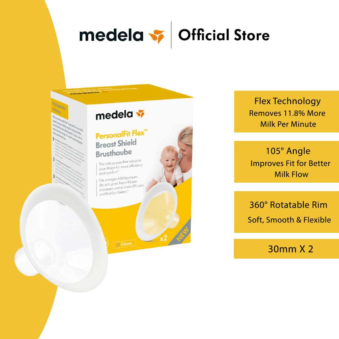Medela Personal Fit Flex Breast Shield (21mm/ 24mm/ 27mm/ 30mm) [ 2pcs ]